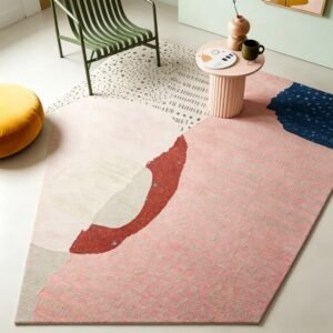 Abstract Art Hand-Tufted Wool Rug